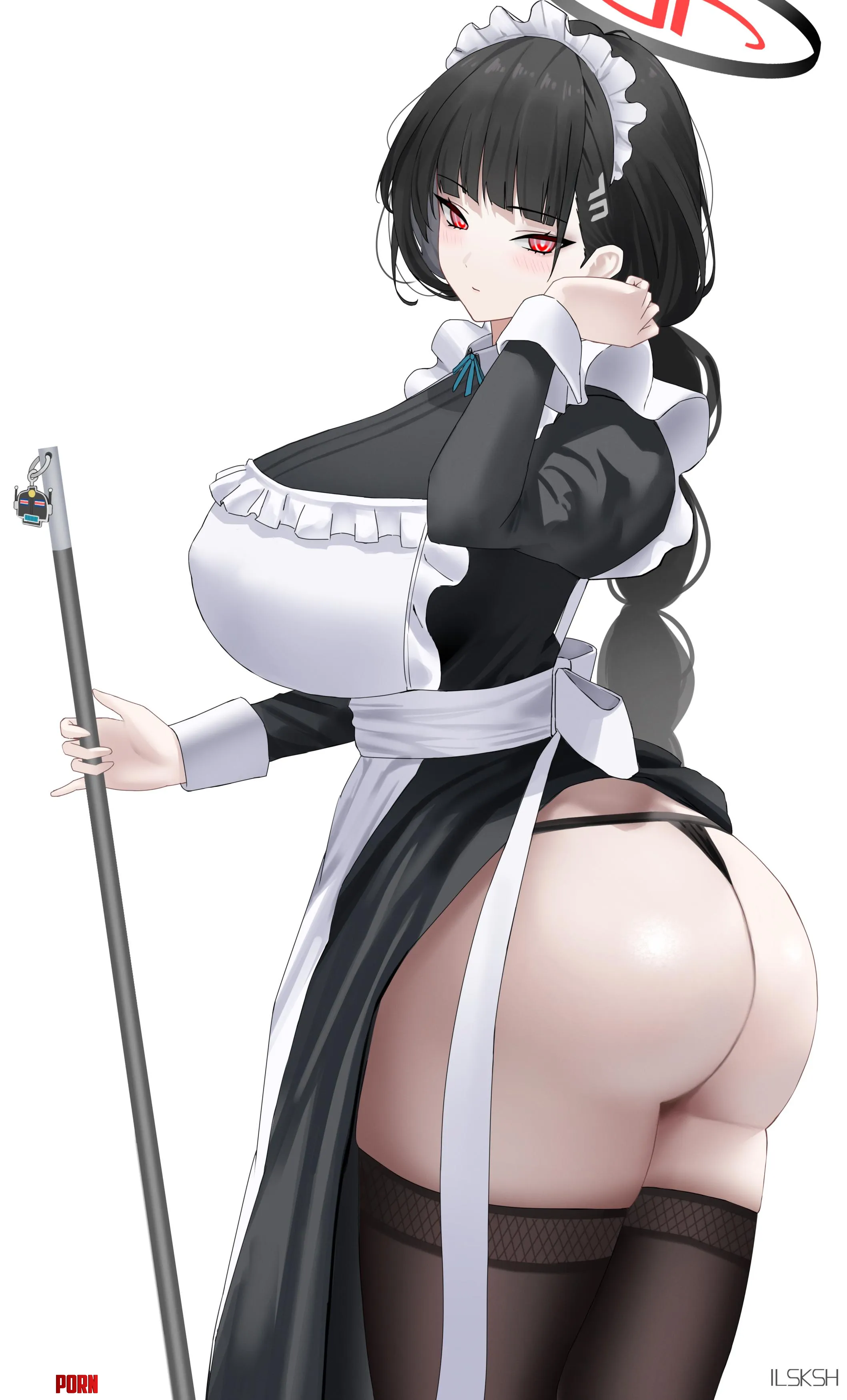 Maid gyatt [Blue Archive] by Level-Ad5048