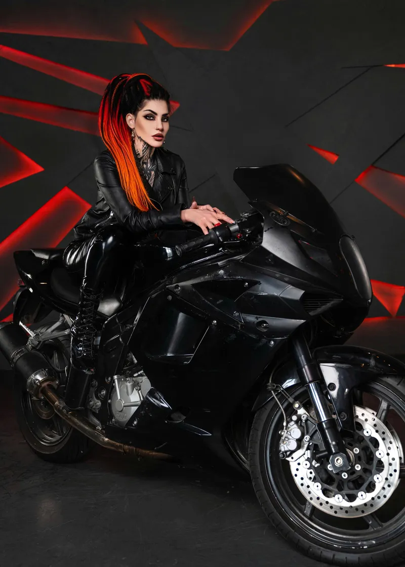 Thumbnail LadiesInLeather: Irresistible Chubby Beauty Ready to Ride Faces