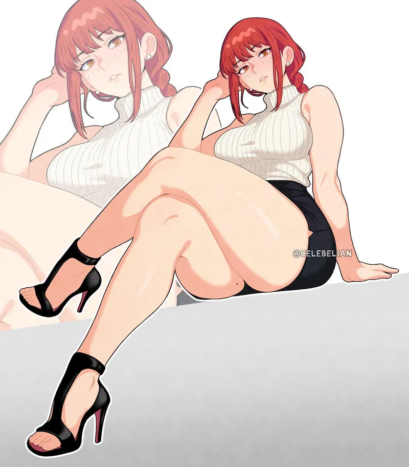 Thumbnail ecchi: Makima from Chainsaw Man - Celebelian's Allure
