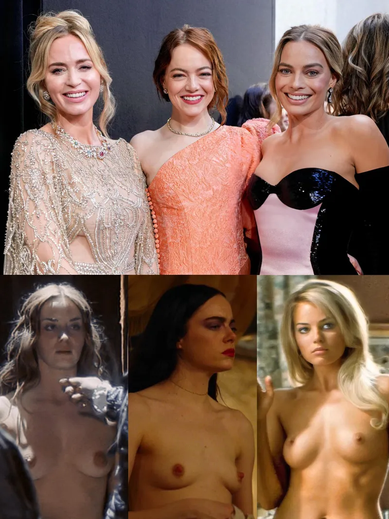 Thumbnail Celeb Trio: Blunt, Stone, & Robbie's Transformation | OnOffCelebs Category