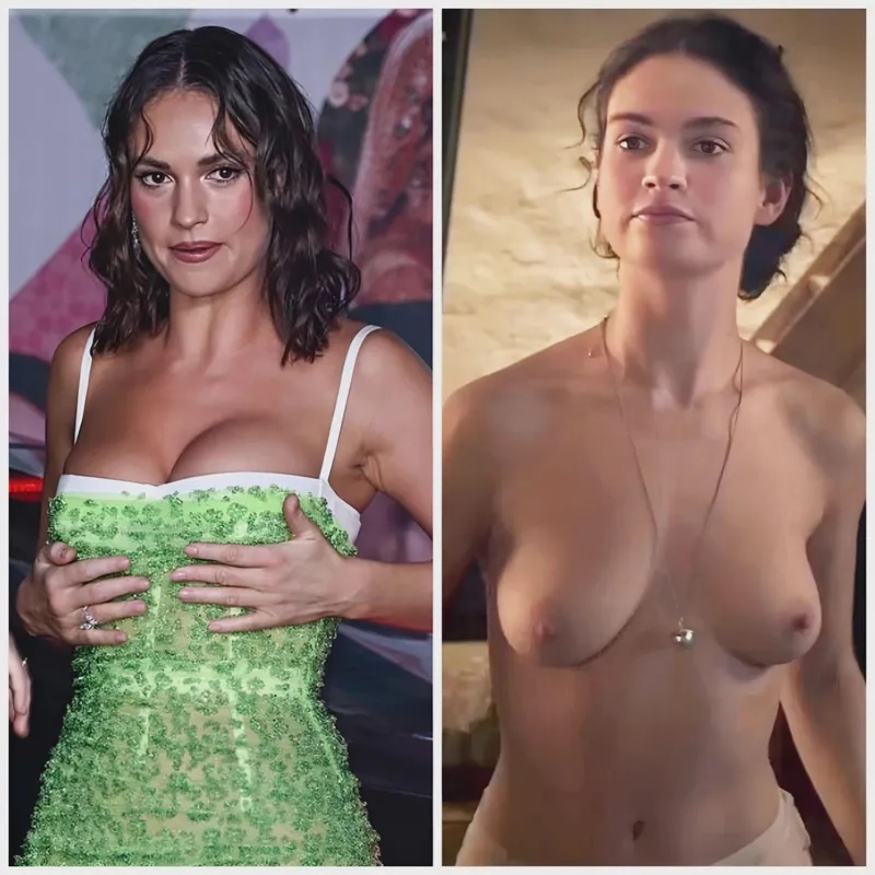 Thumbnail Lily James: A Stunning Showcase of OnOff Beauty | Enigma_4k