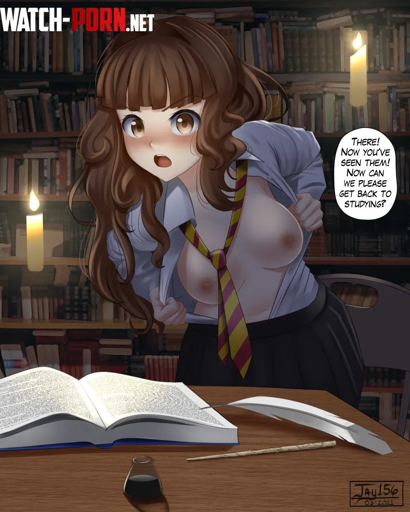 Hermione, seductive study class by ocean_breeze_luluca