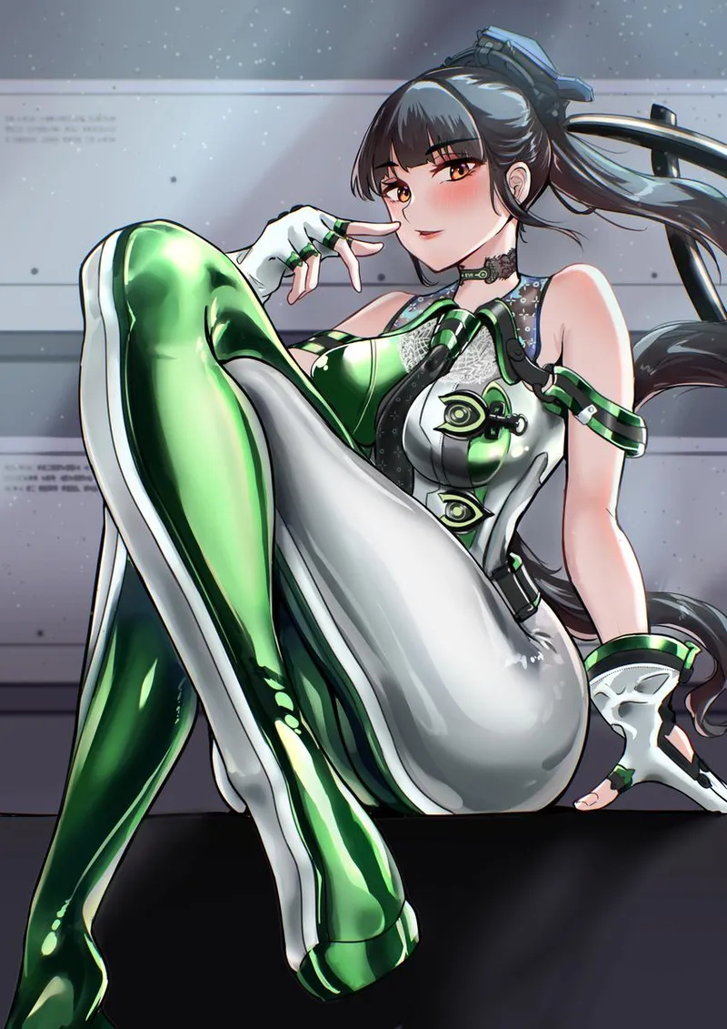 Thumbnail Unveiling Eve's Seductive Long Legs by Nikke x StellarBalde