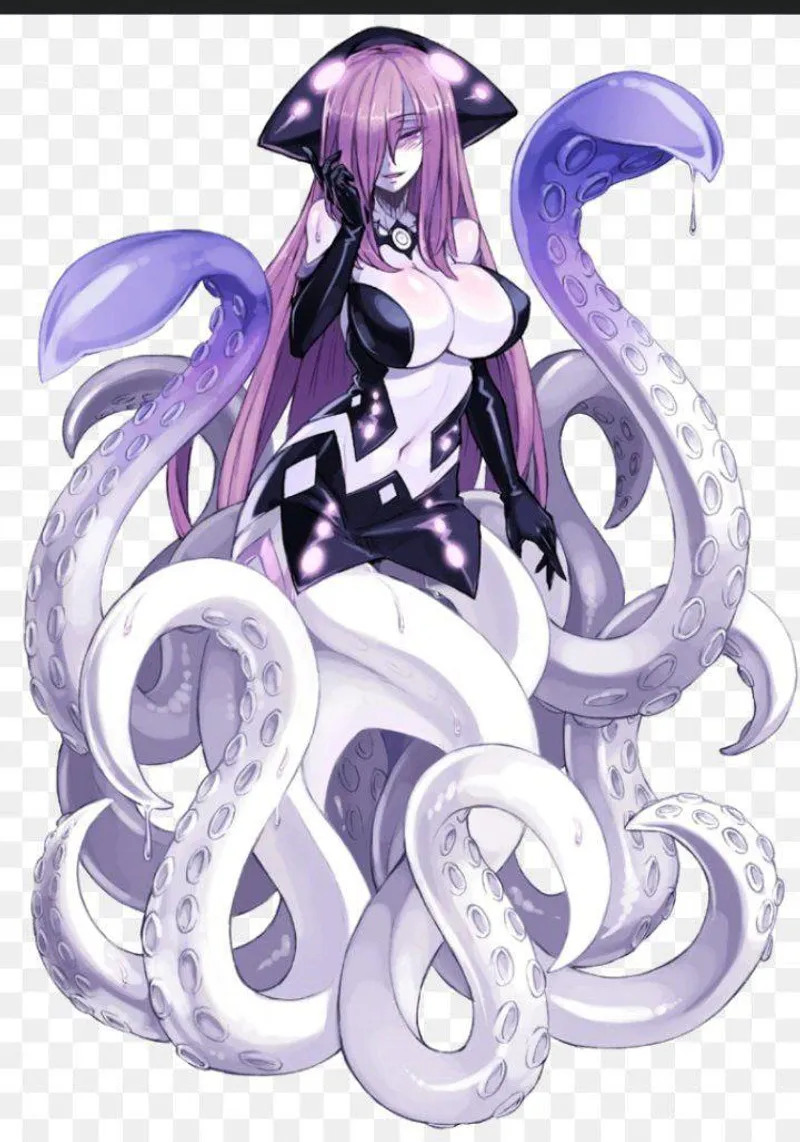 Thumbnail GiNyx45 Presents a Slim Aquatic Creature - the Kraken - in MonsterGirl Universe