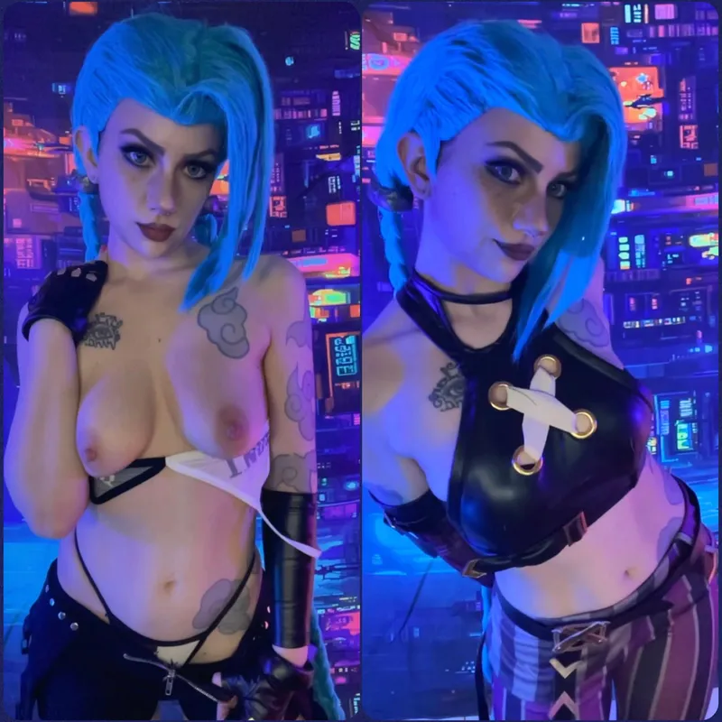 Thumbnail Get Jinxed! Cosplay by visions_of_angels in nsfwcosplay