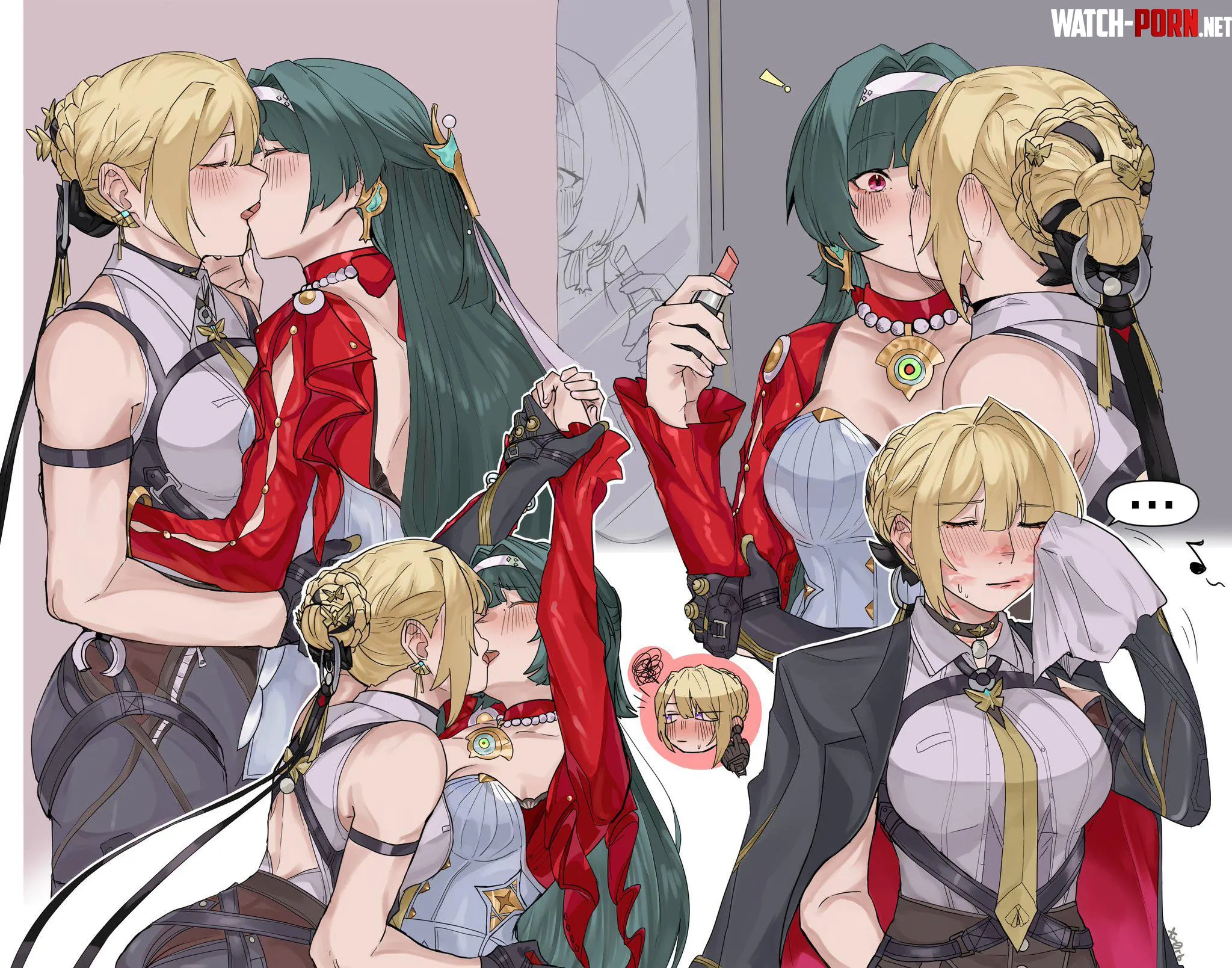 AstraLyn Kisses [Zenless Zone Zero] by A_MASSIVE_PERVERT