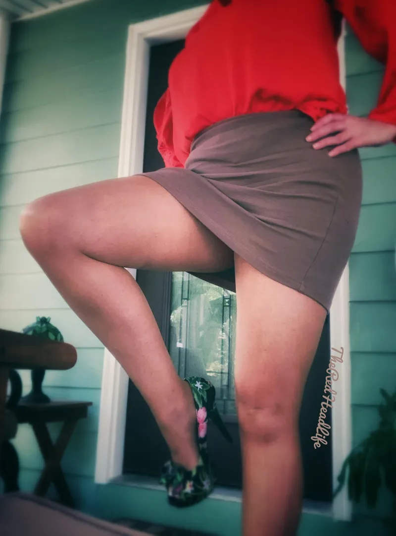 Thumbnail Skirt too short? by Theredheadlife