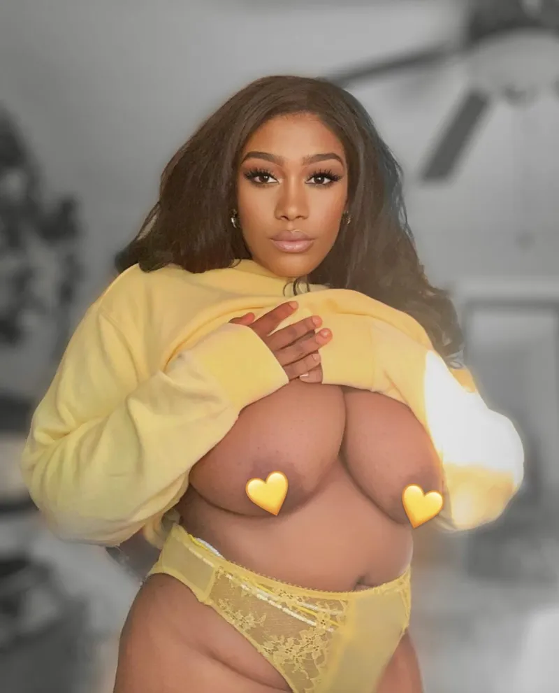 Thumbnail the summer sun bounces off my yellow lingerie so nicely by kennedydavisof