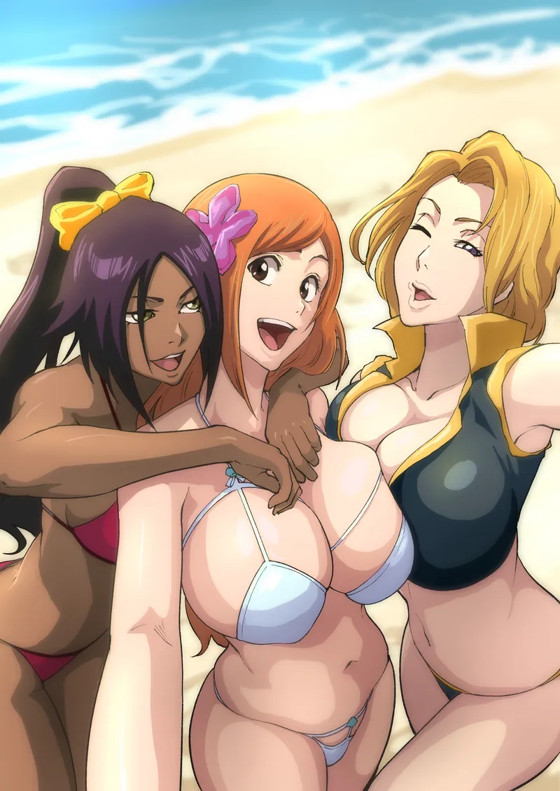 Thumbnail LafterMastr's Orihime, Yoruichi & Rangiku's Beach Day Cosplay