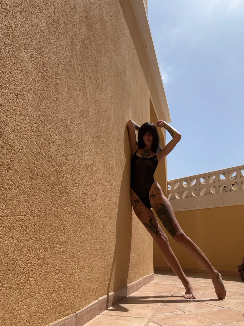 Thumbnail Languishing in the sun in my chic bodysuit by LunaDazze