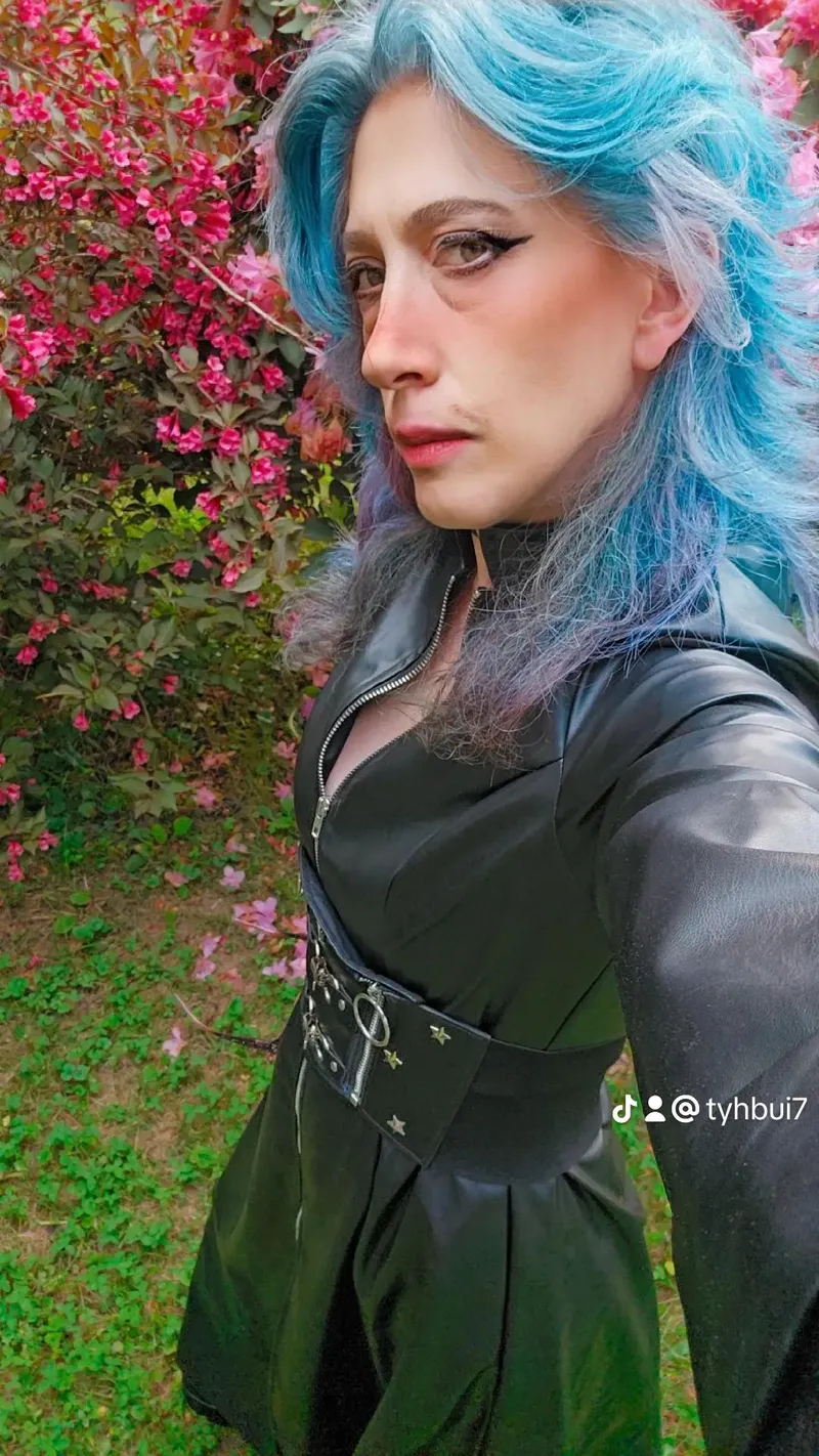 Thumbnail An Evening Stroll in the Garden with bootscloset from LadiesInLeather