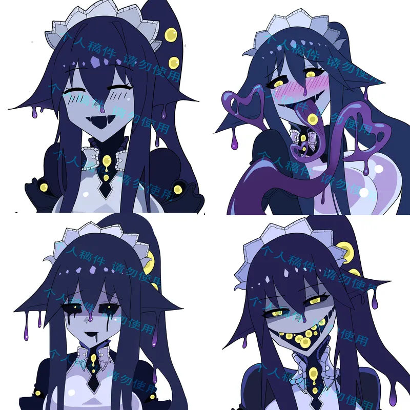 Thumbnail Shoggoth Expressions by Jaxx1992 | MonsterGirl