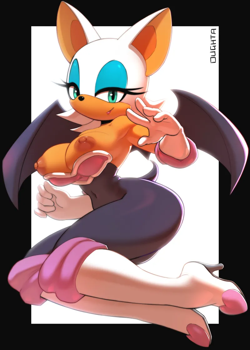 Thumbnail SonicPorn: CalloftheWild69's Unveiling of Rouge's Shapely Figure