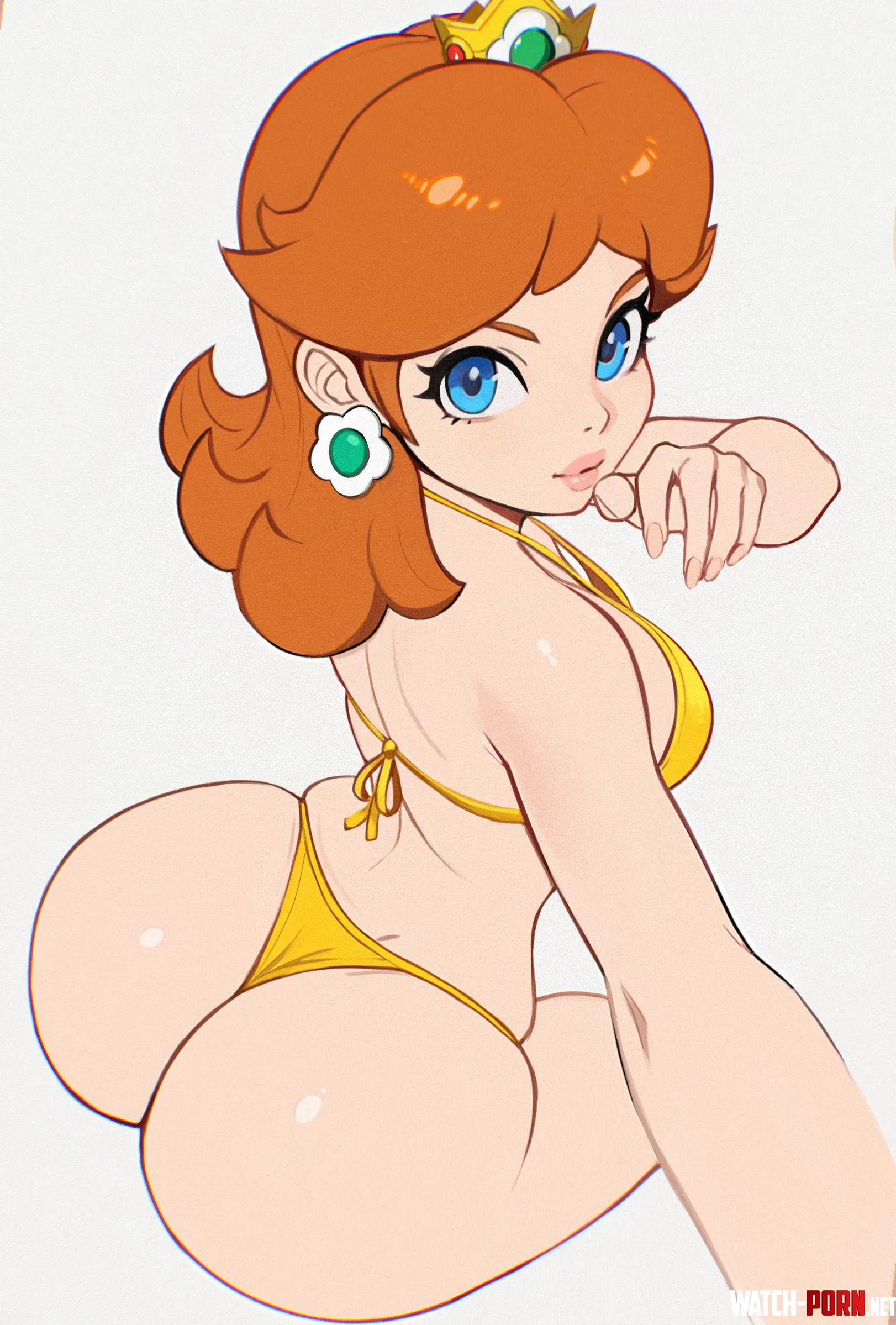 Princess Daisy donning a bikini 👙 by LafterMastr