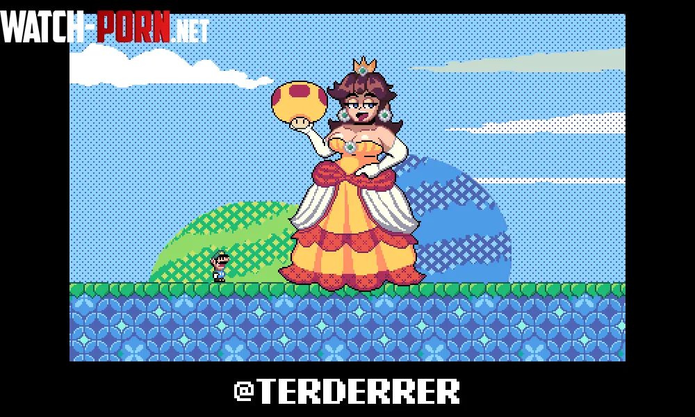 Princess Daisy Megashroom by terderrer