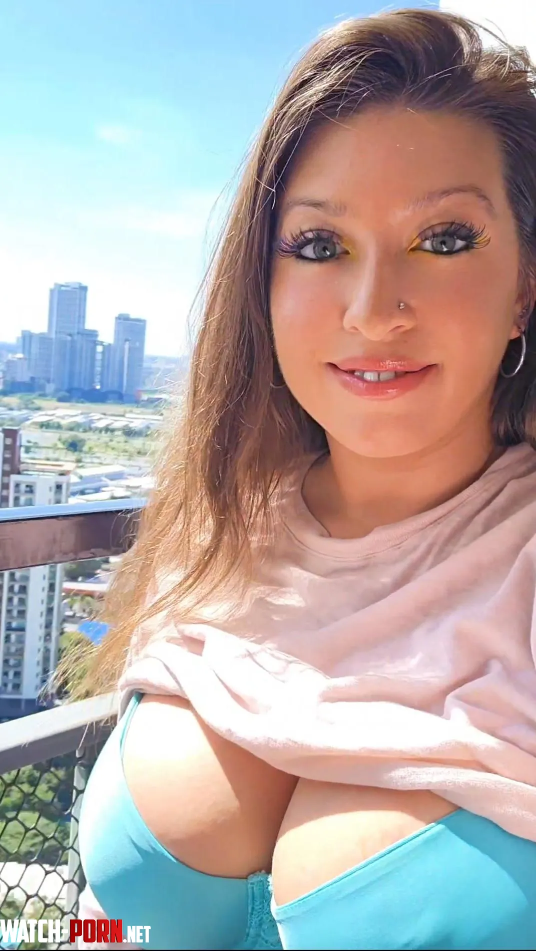Silly selfie to show you my mommy tits by Babylittlelo