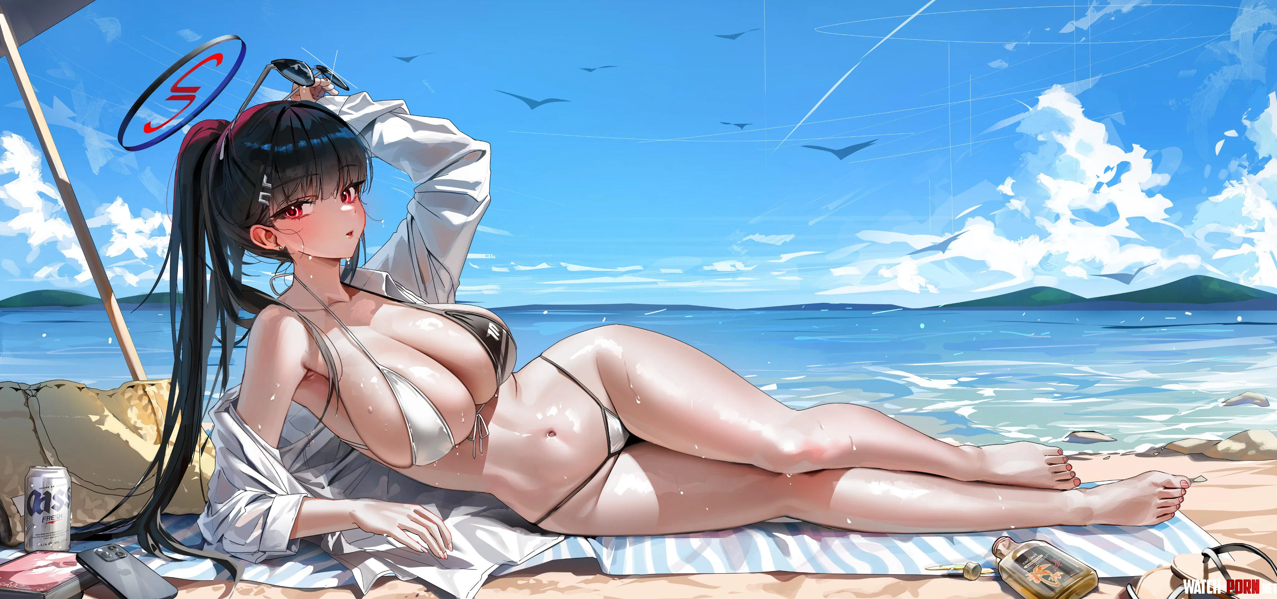 Summer Rio [Blue Archive] by A_MASSIVE_PERVERT