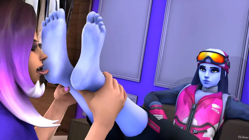 Thumbnail Sombra & Widowmaker [Overwatch] (Its-Mr-Draw) by Kyoto709