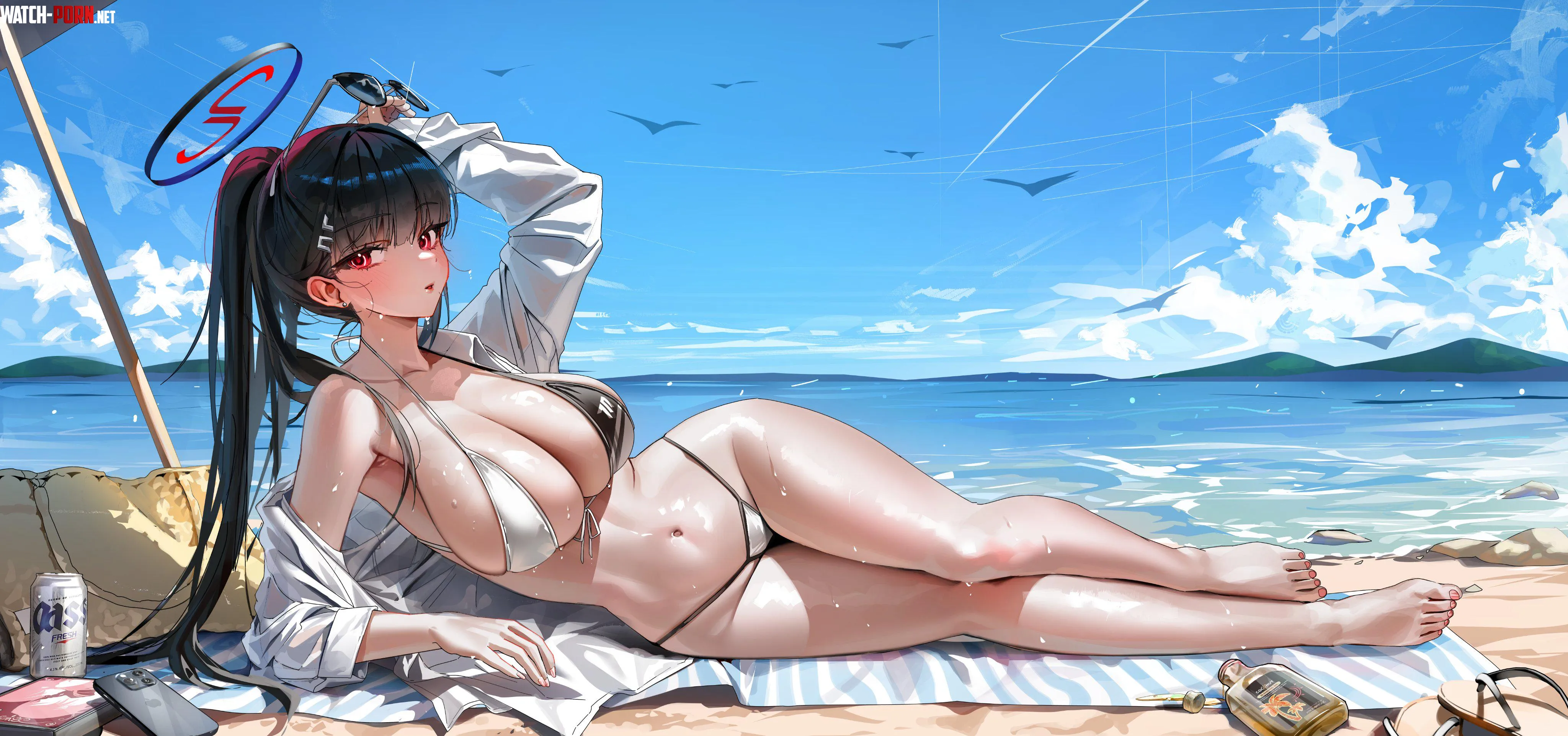 Summer Rio [Blue Archive] by A_MASSIVE_PERVERT