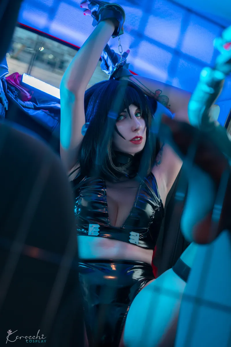 Thumbnail Jane Doe in the police car ~ Zenless Zone Zero cosplay by Kerocchi by kerocchi
