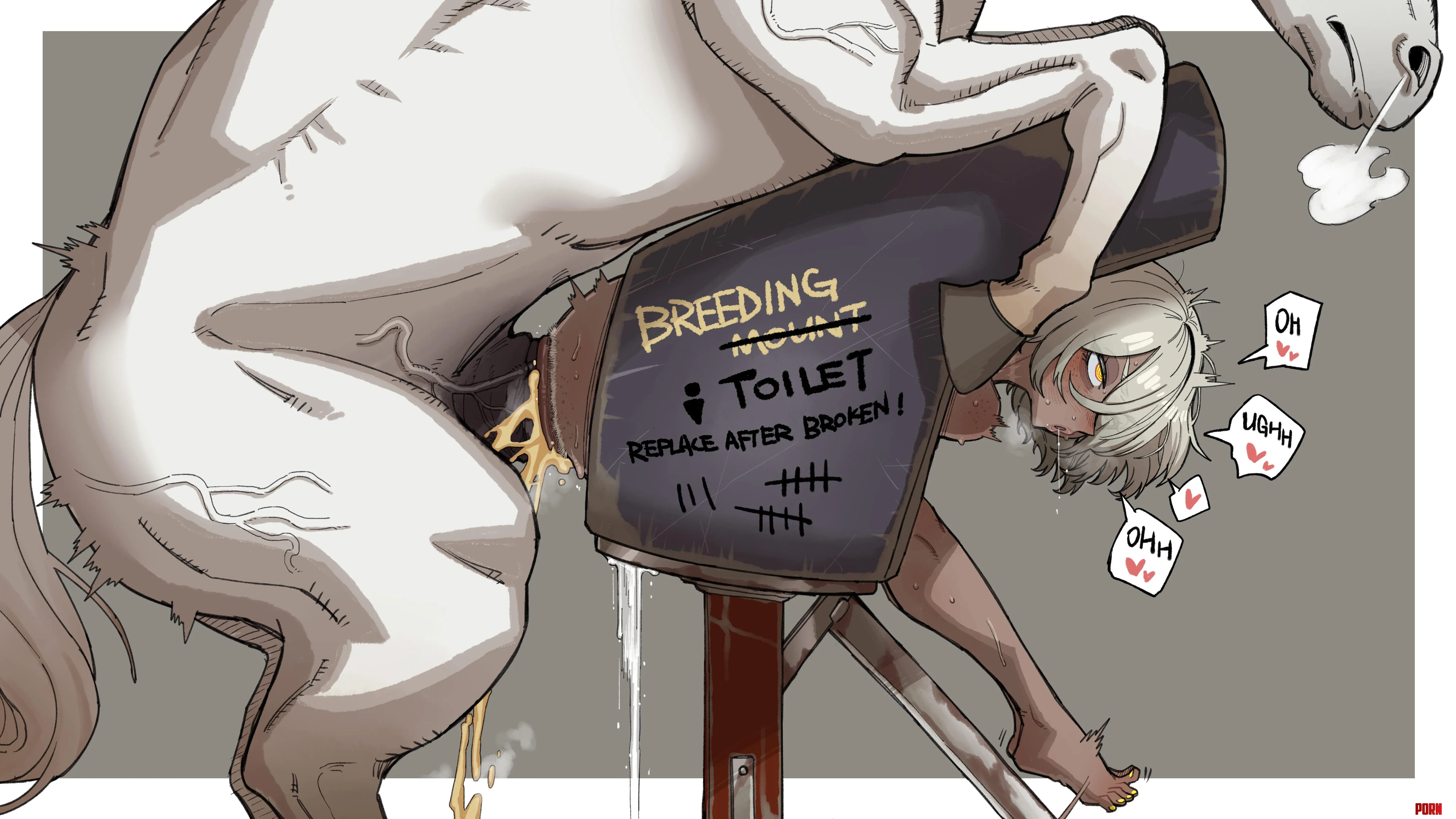 Enjoying your new job? (Ebonyxh) by H-Goon
