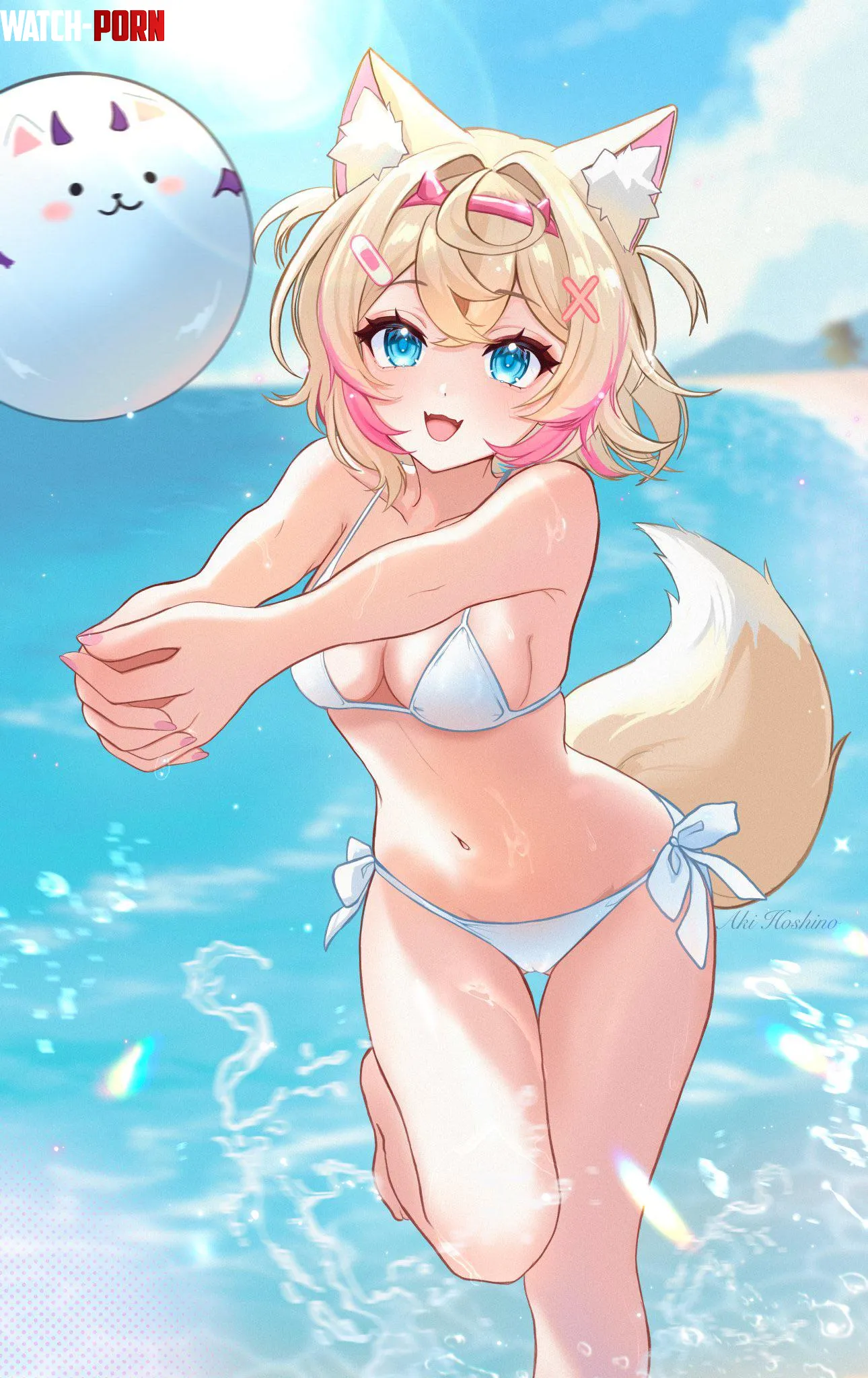 Summer Mococo [Hololive] by A_MASSIVE_PERVERT