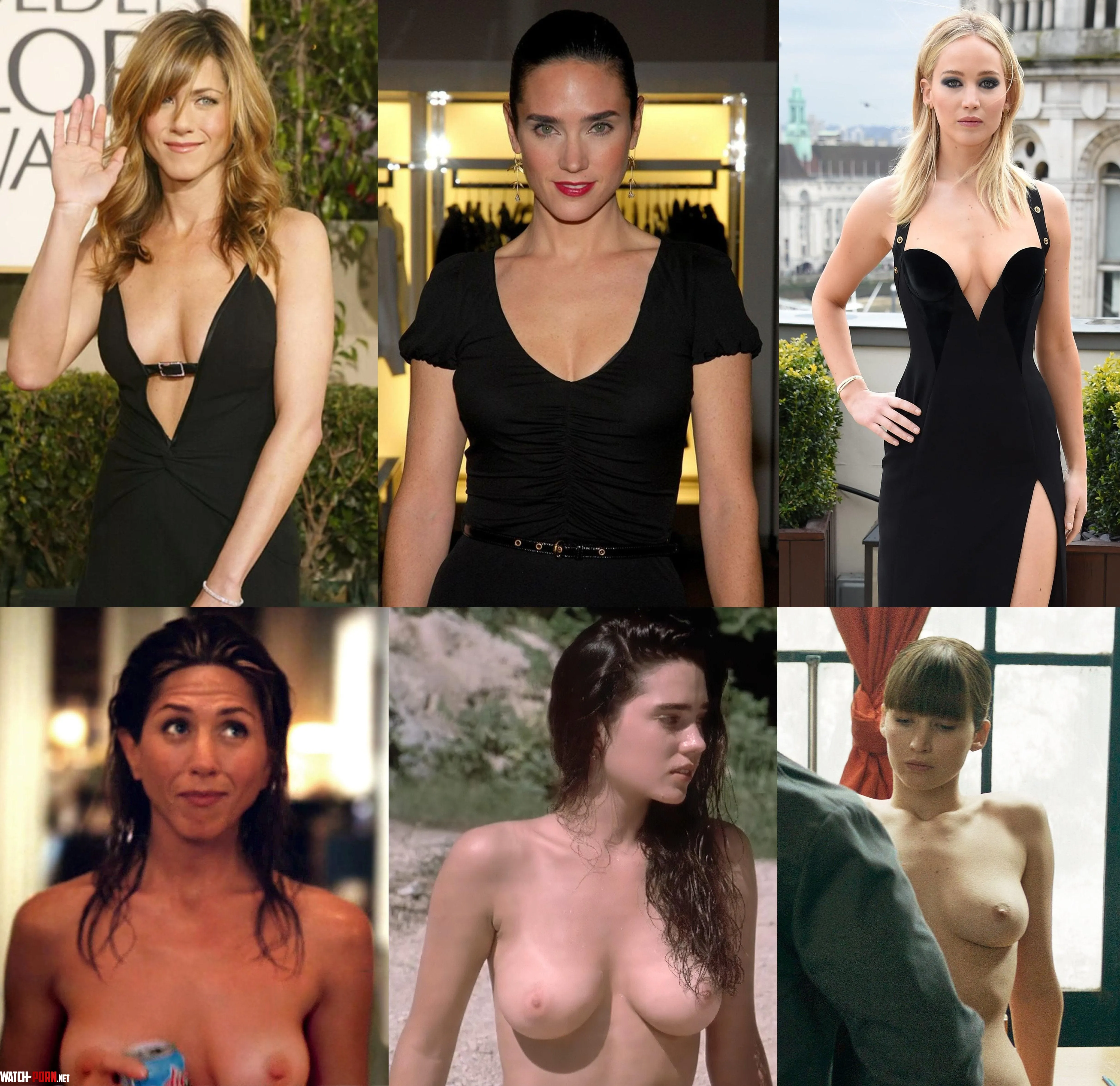 The Jennifers: Aniston , Connelly and Lawrence by QUEENREDLILI