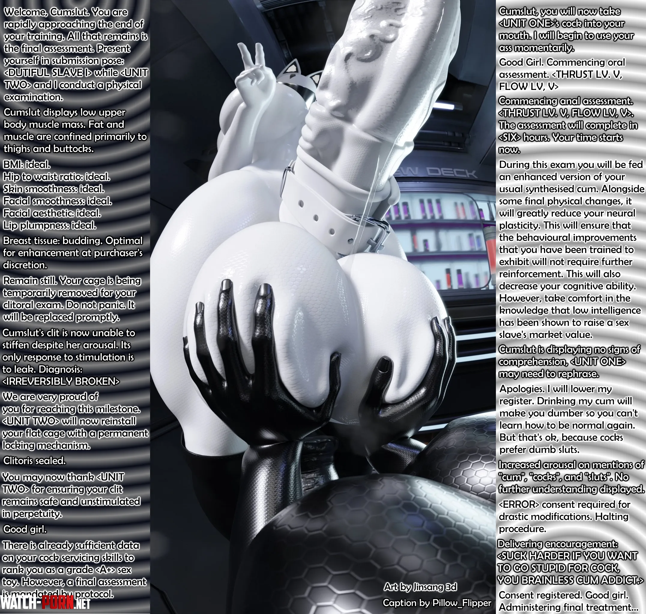 Programmed to Please 6 (OC) (Art by jinsang 3d) by Pillow_Flipper