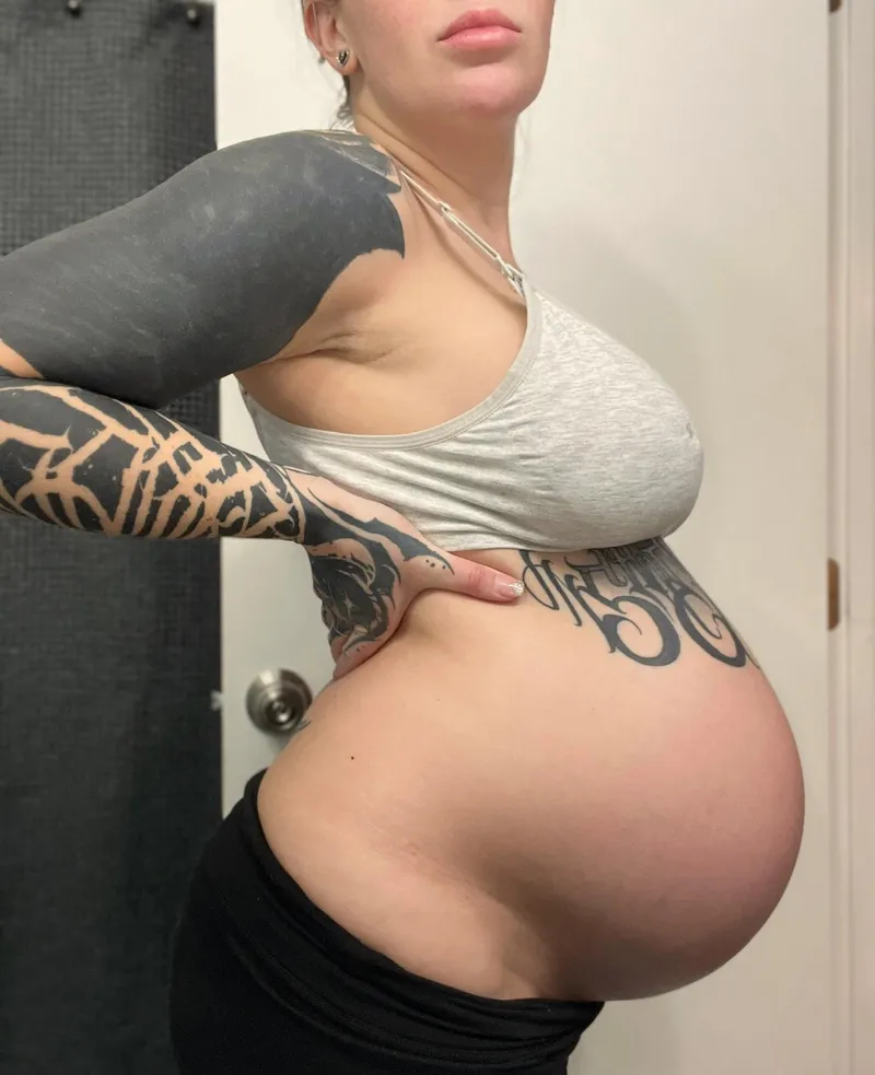 Thumbnail Do you think I’d be able to ride you with this 9 month belly? by raginpigletxx