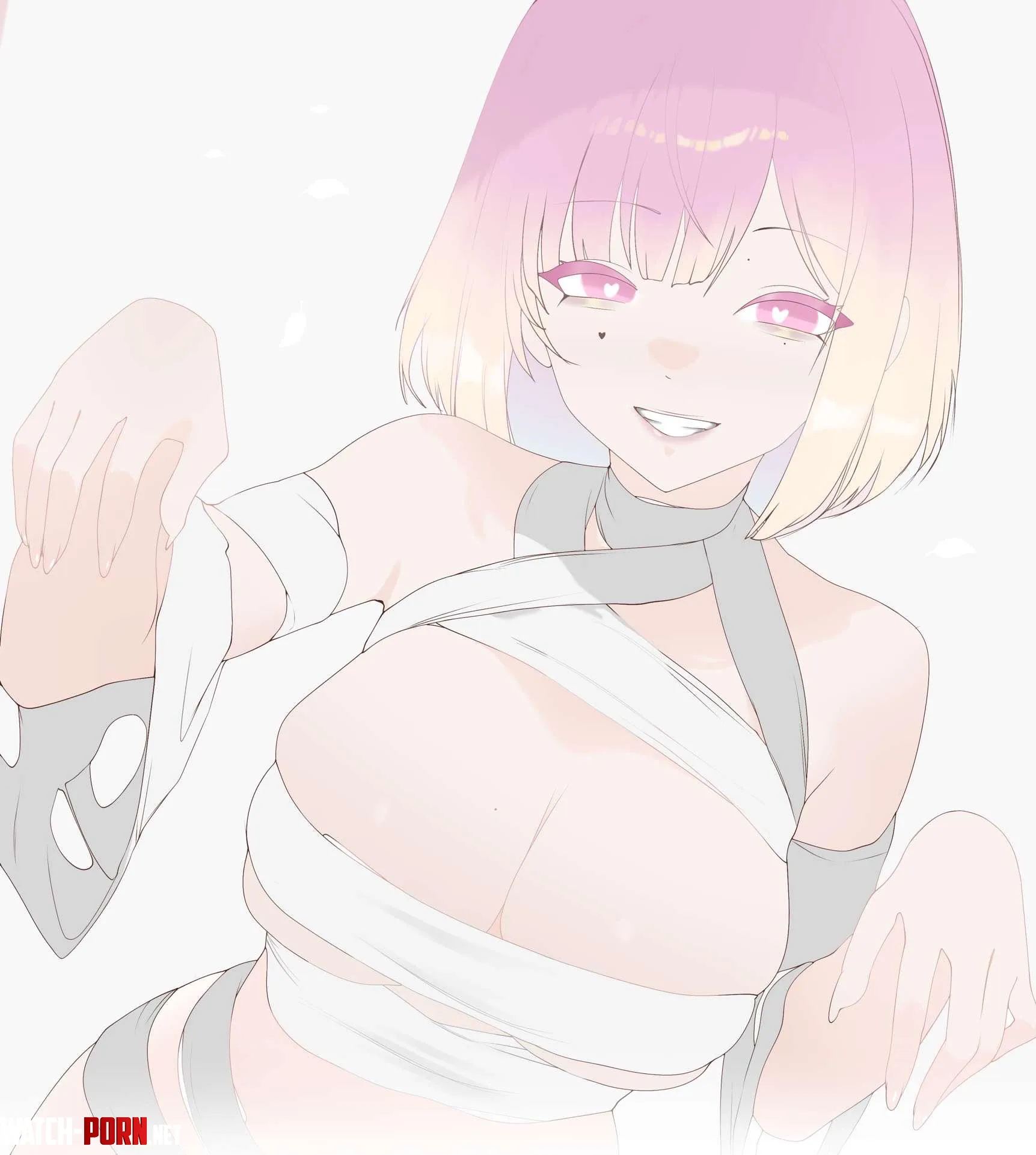 OC Slutty pink haired girl with massive titties by 123sailor