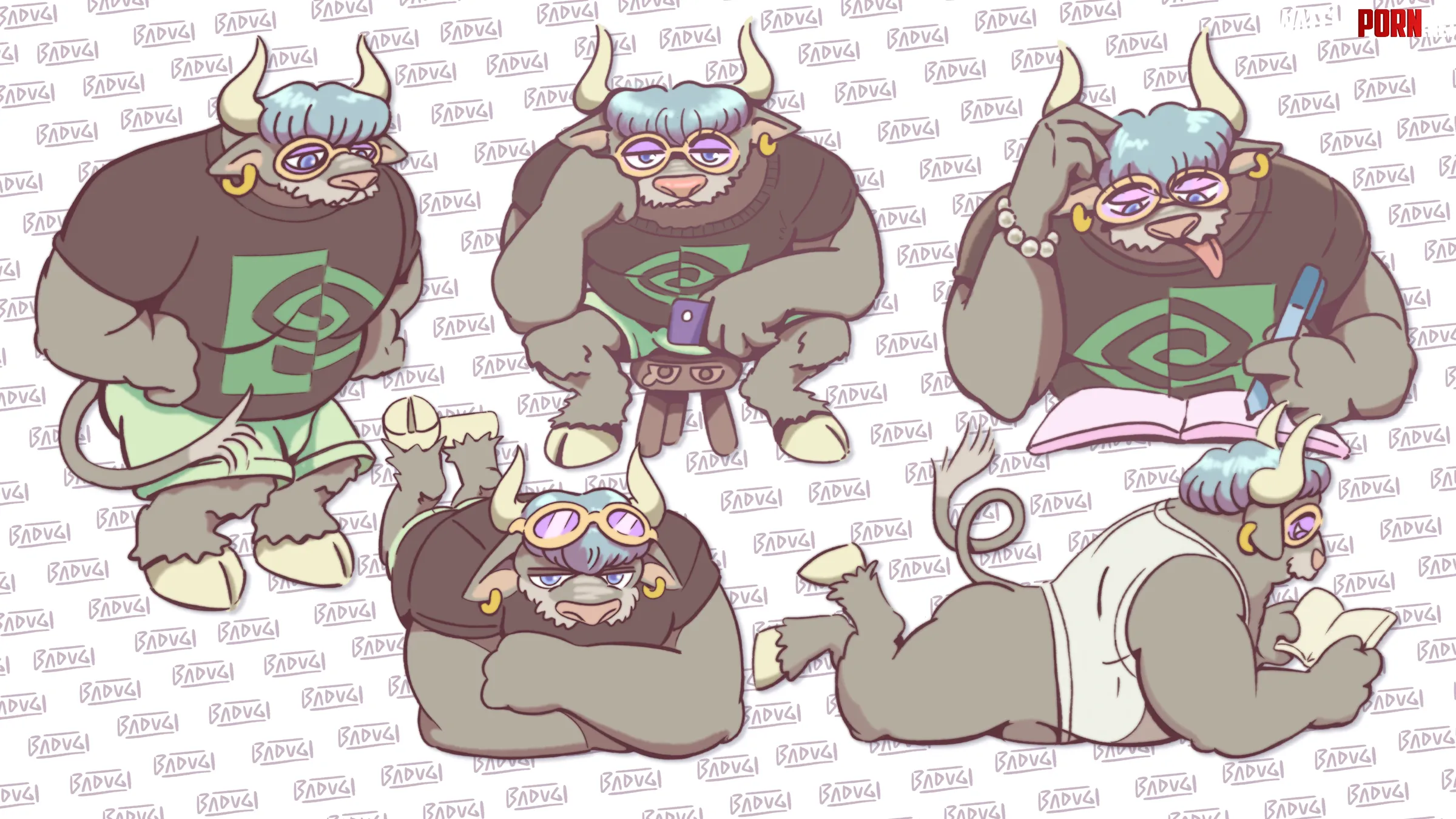 Introducing Minox — My First OC! 🐂 by Plastic_Clothes_3400