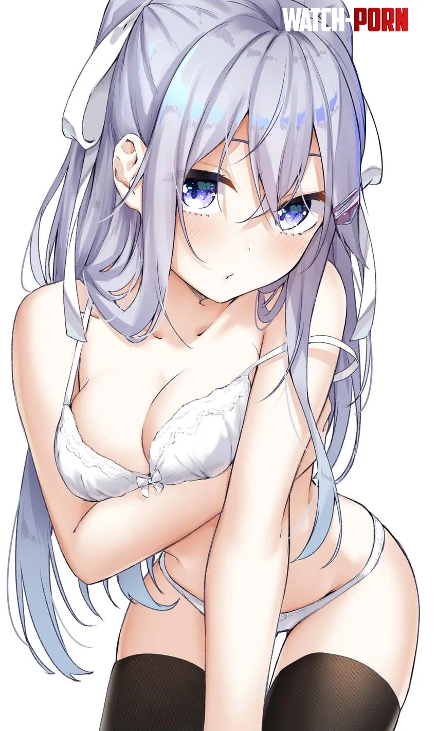 Shiroi Shizuku starts teasing while looking cute by RainDMask