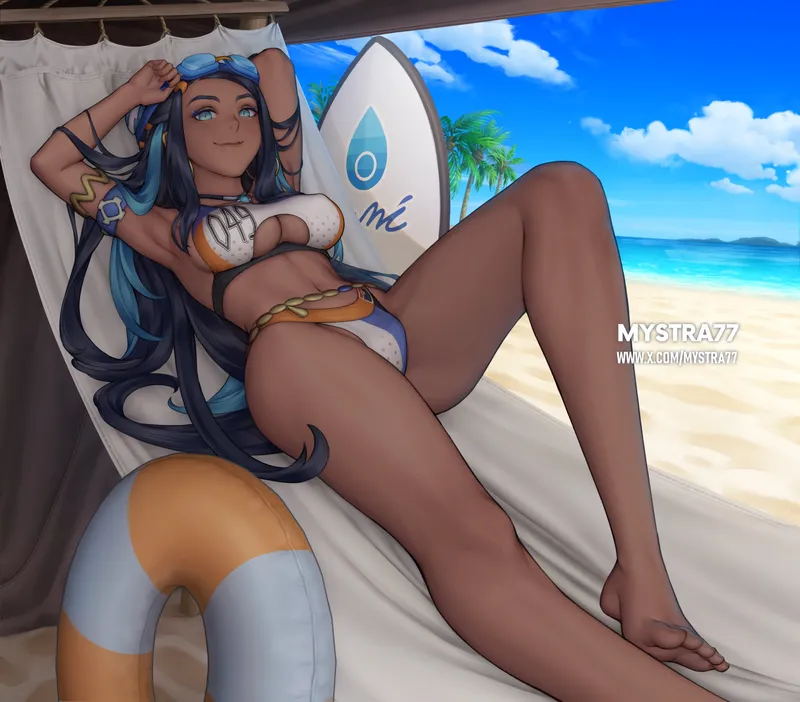 Thumbnail Lazy Nessa Pokemon Article by A_MASSIVE_PERVERT in the Pantsu Category