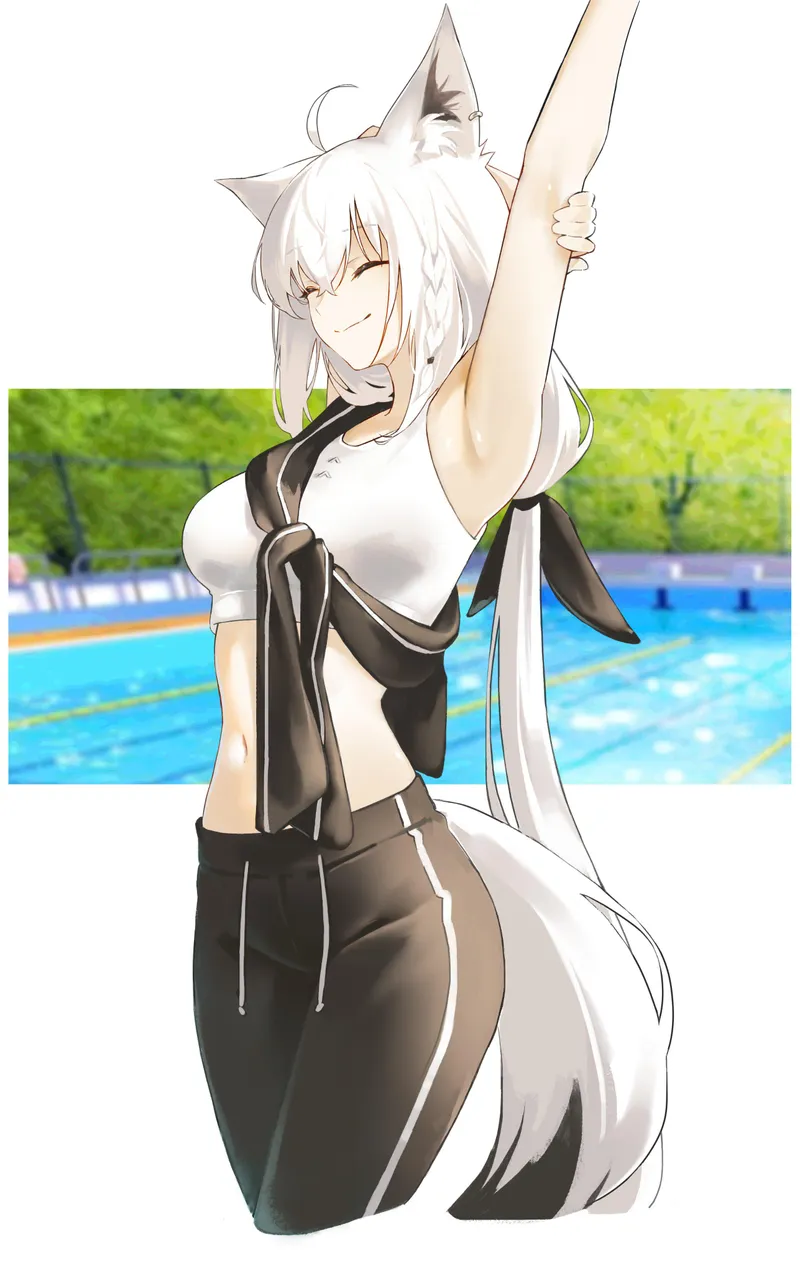 Thumbnail Shiragami Fubuki Unveiled: McKnight94's Dive into animearmpits