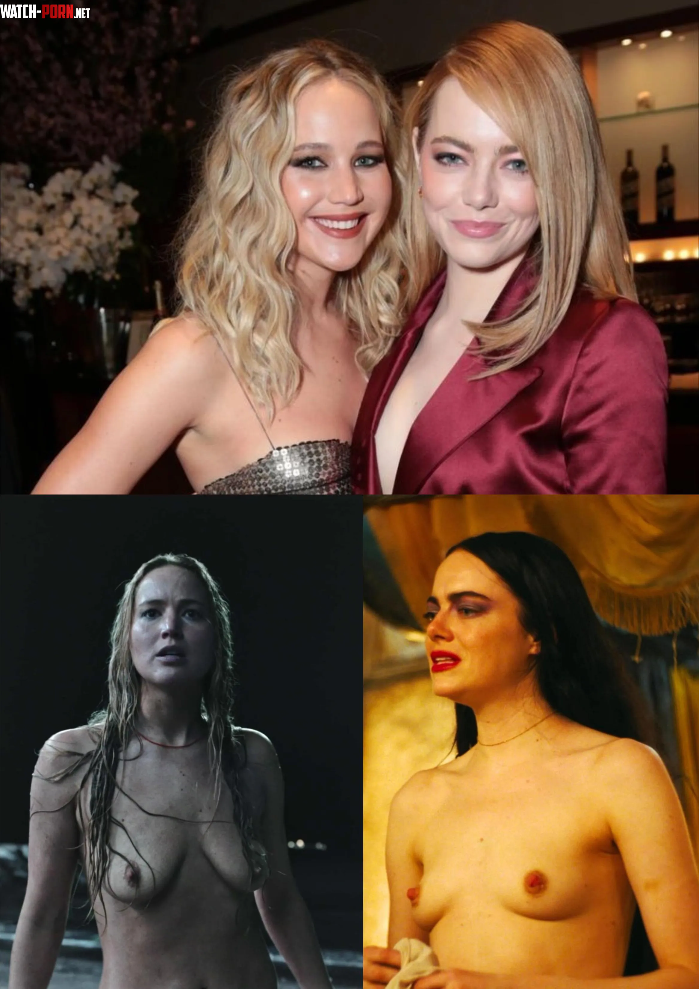 Jennifer Lawrence and Emma Stone by CarterDire5