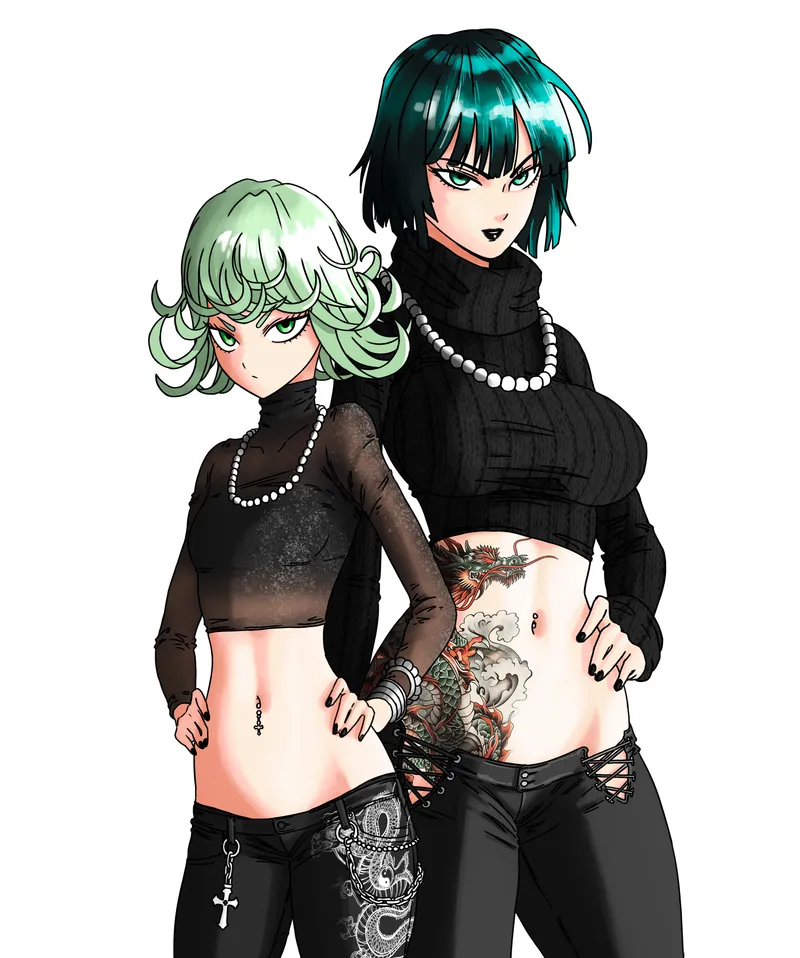 Thumbnail Tatsumaki & Fubuki: A Captivating OC Dive by local_lowrise_lover