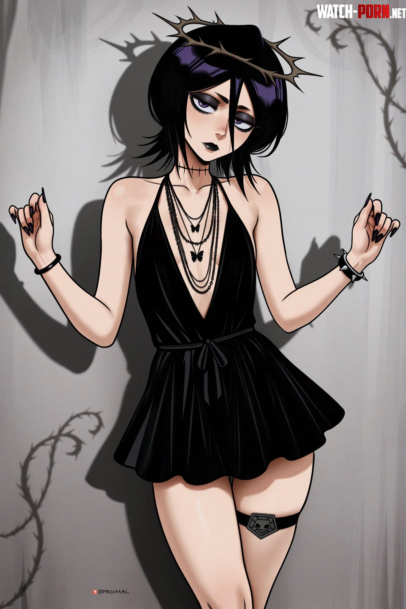 Rukia in Black dress (PRIxMAL) by No-Masterpiece7229