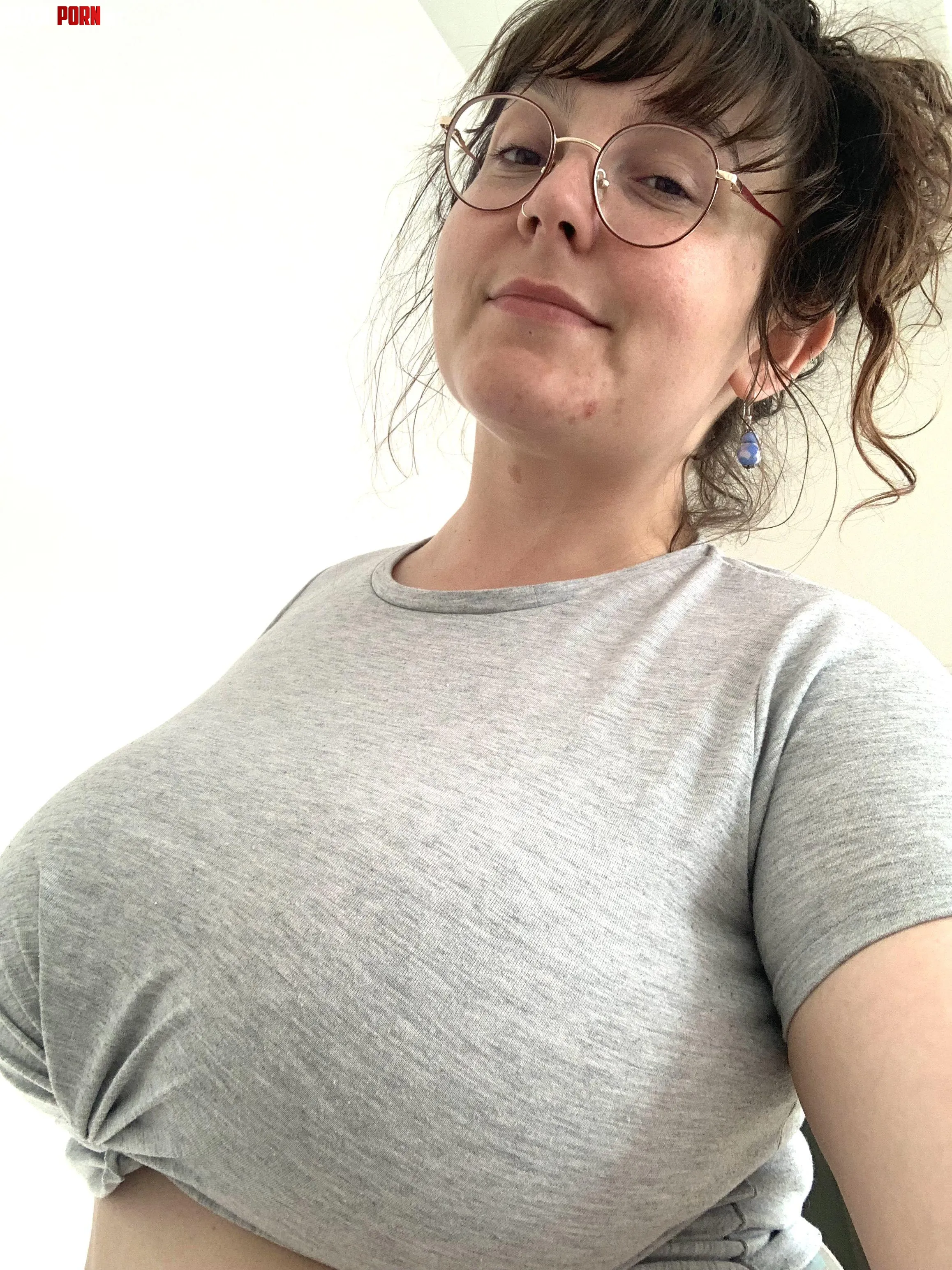 This t shirt is lifting some heavy G cups (no bra) by nakedclownempire