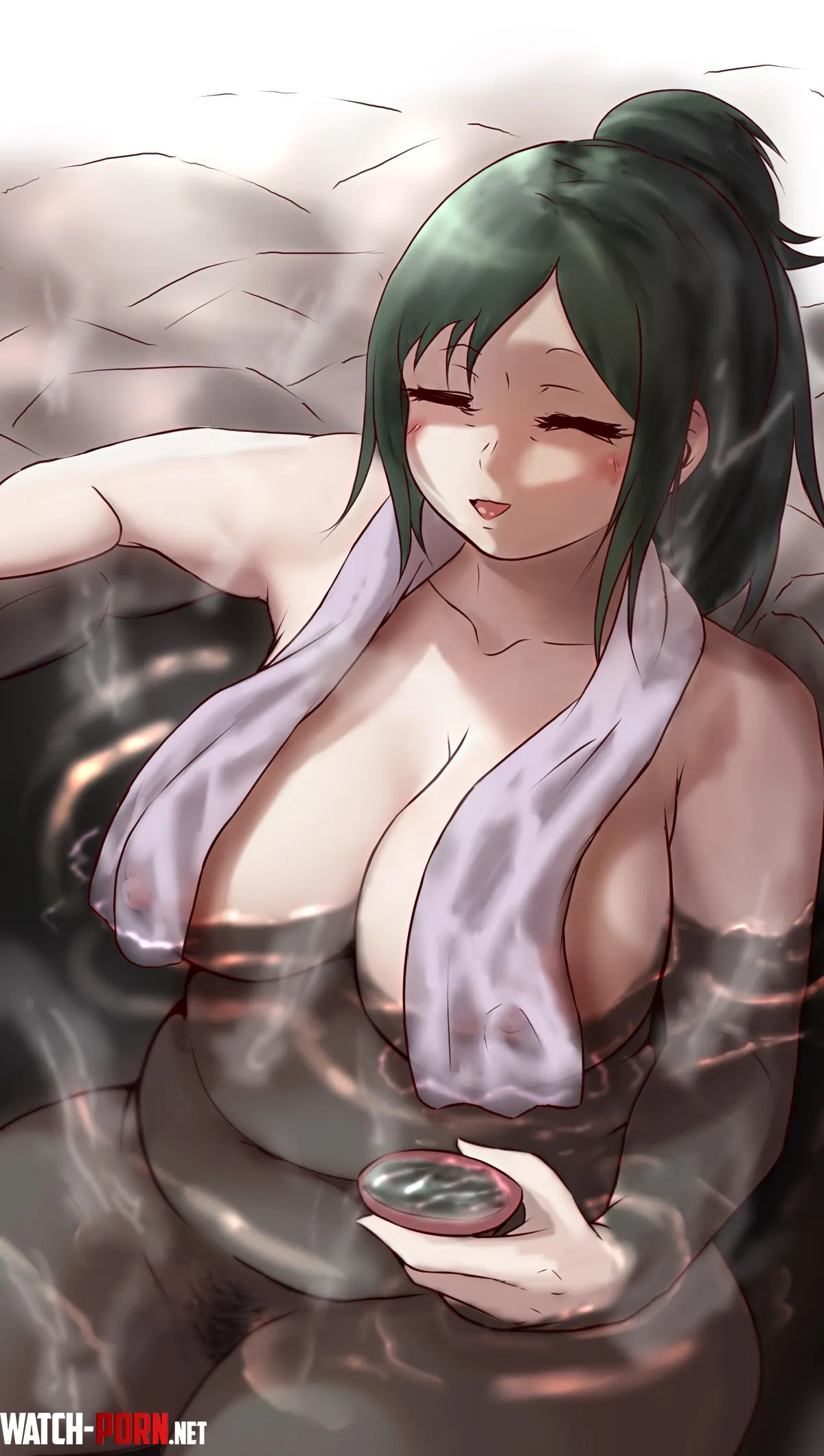 Inko enjoying the hot springs (casualties) by ENFanatic