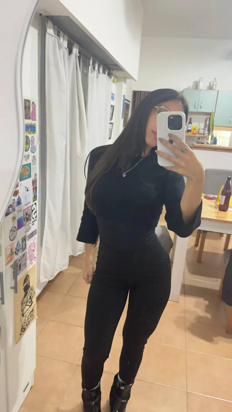 Thumbnail tight black top by DimplesByLia
