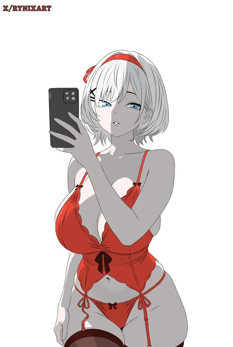Thumbnail Siesta Flaunts Her Lingerie Elegance | rynixart