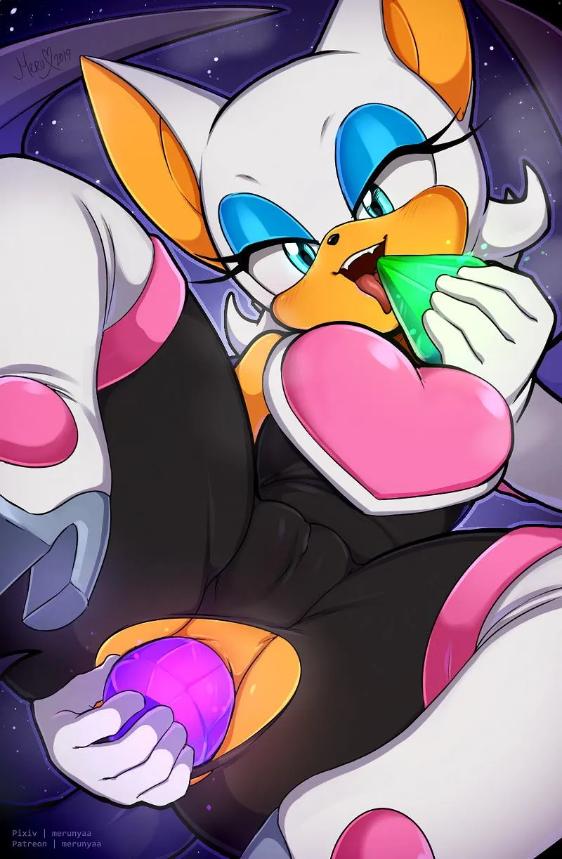 Thumbnail Emerald Charms: TerraBoop's Exploration of Rouge's Emeralds in SonicPorn