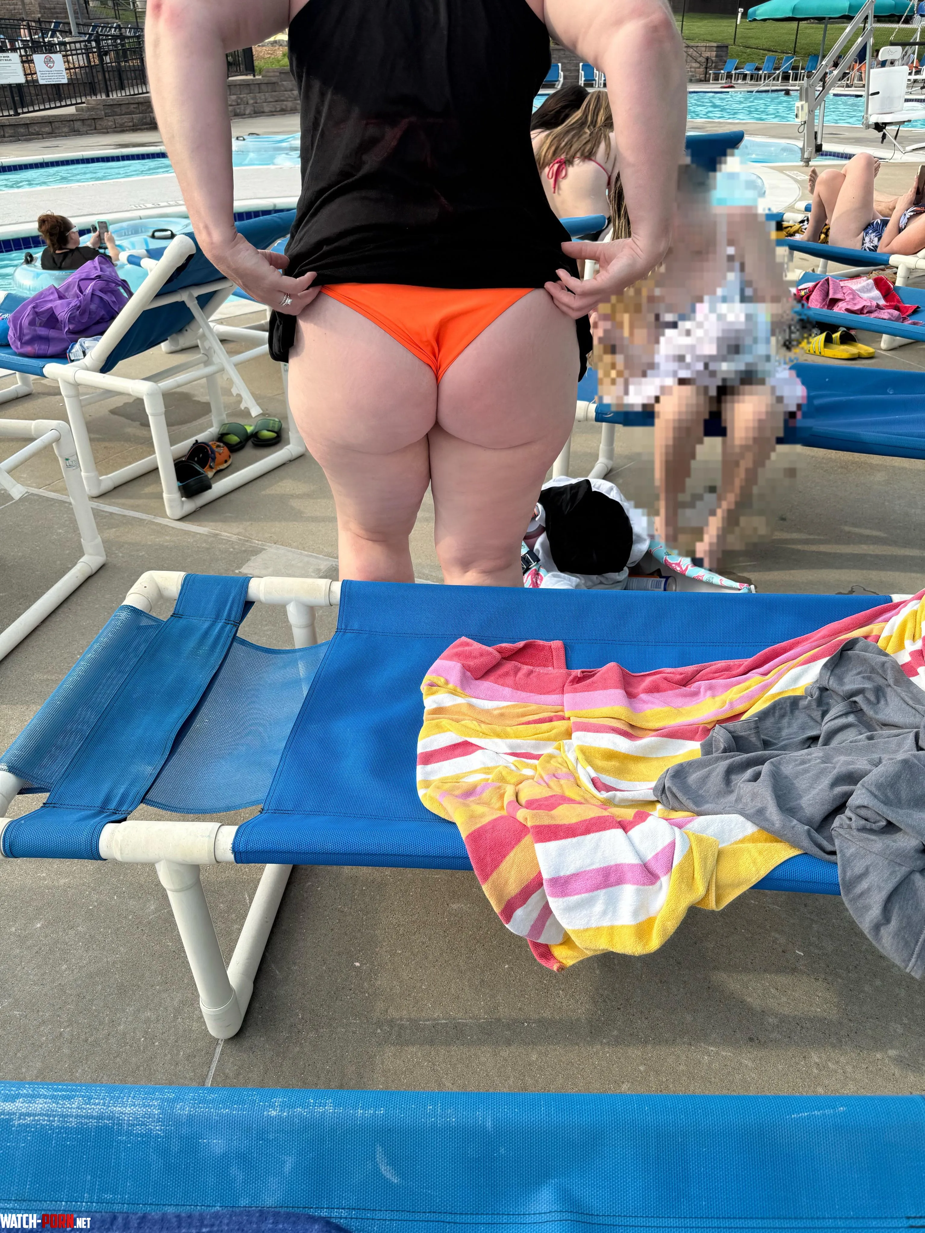 Showing off for all the dads at the pool… by SexyStlCouple
