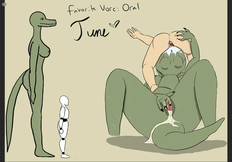 Thumbnail {image} Art by me! More oc pred art! (oral vore) by Vorelover2468