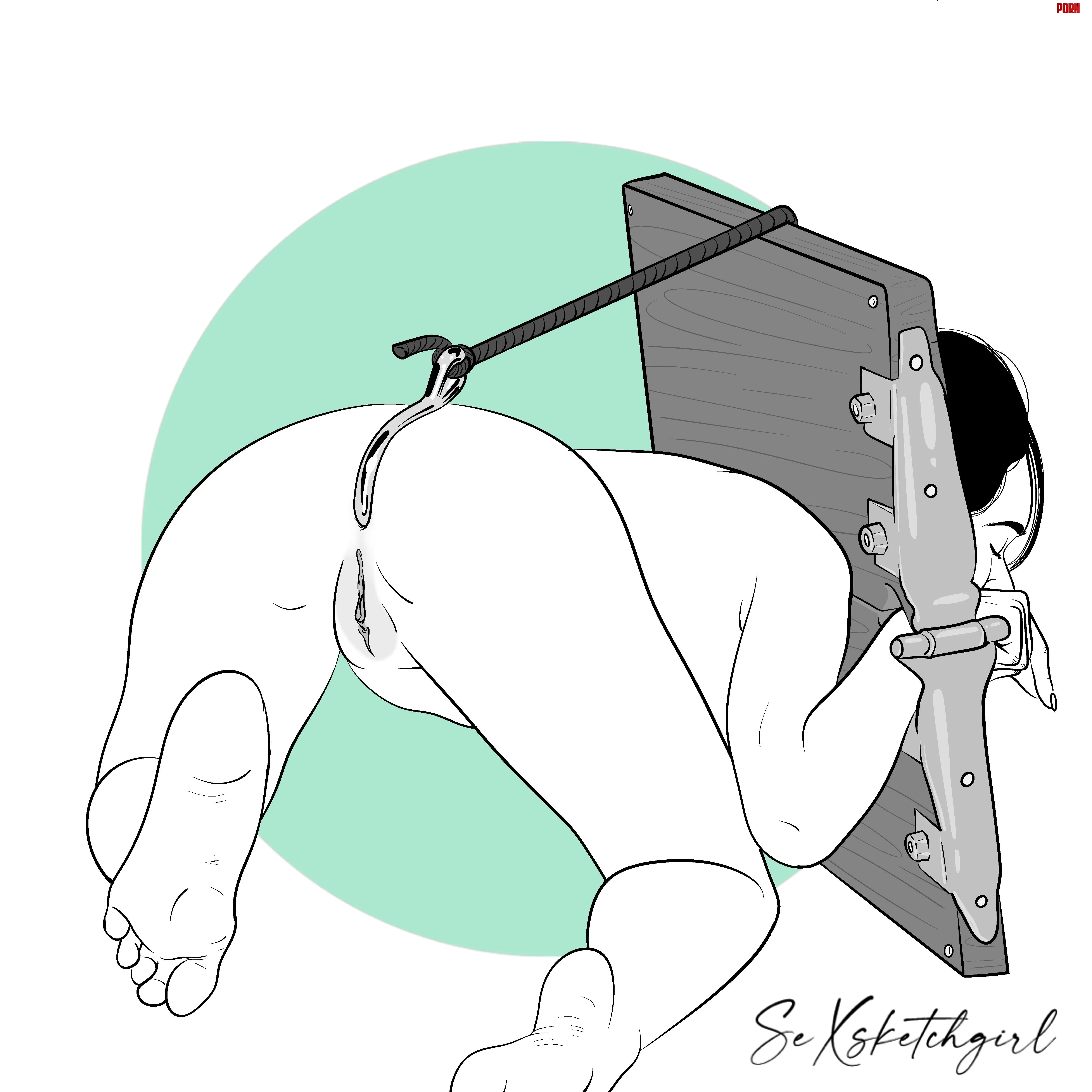 Anal hooked (by Sexsketchgirl) by New-Sexsketchgirl