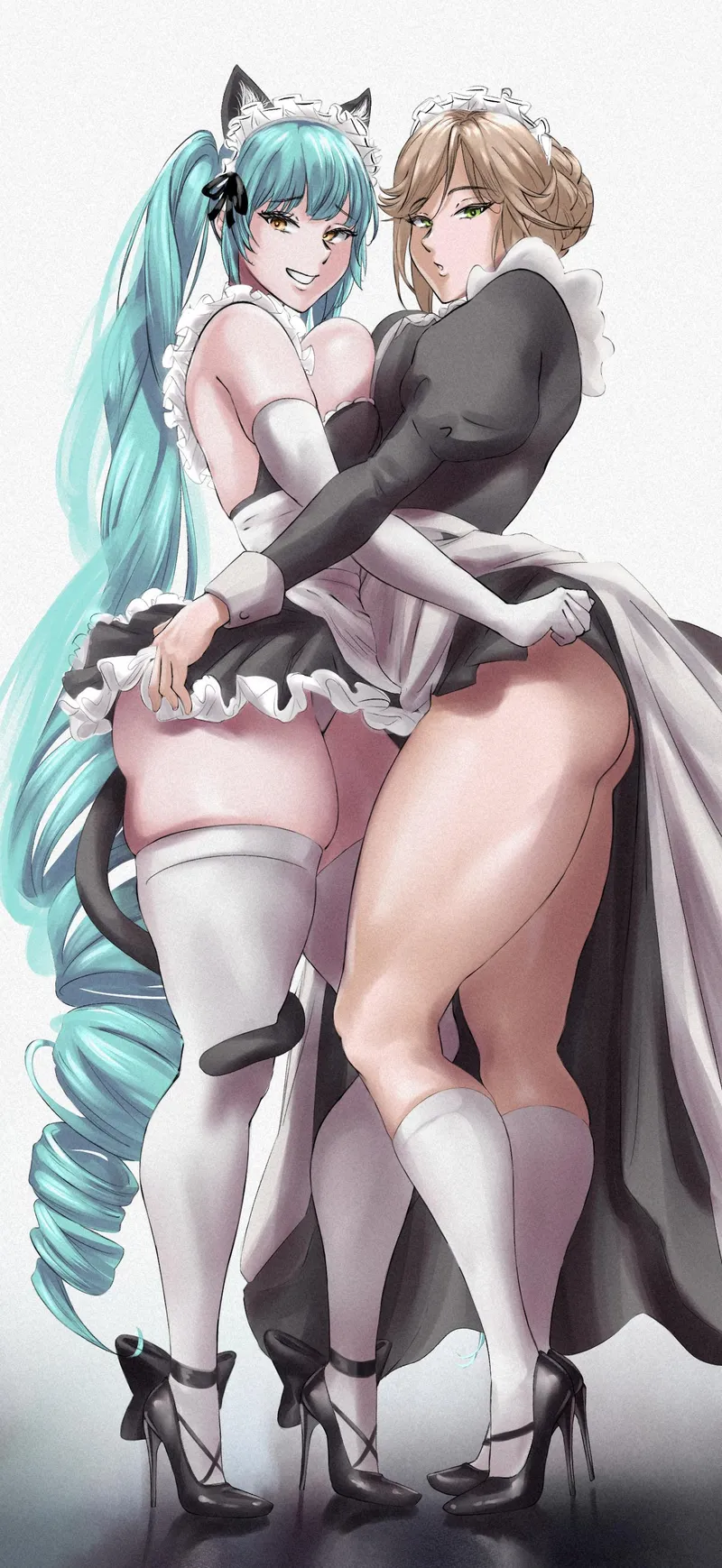 Thumbnail Indulge in Sensuality with queshu22’s Service Girls | thighdeology