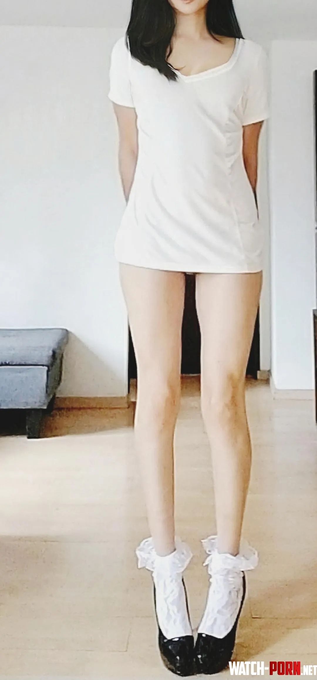 I should probably start wearing shirts as dresses to show my legs more by soldaderyan