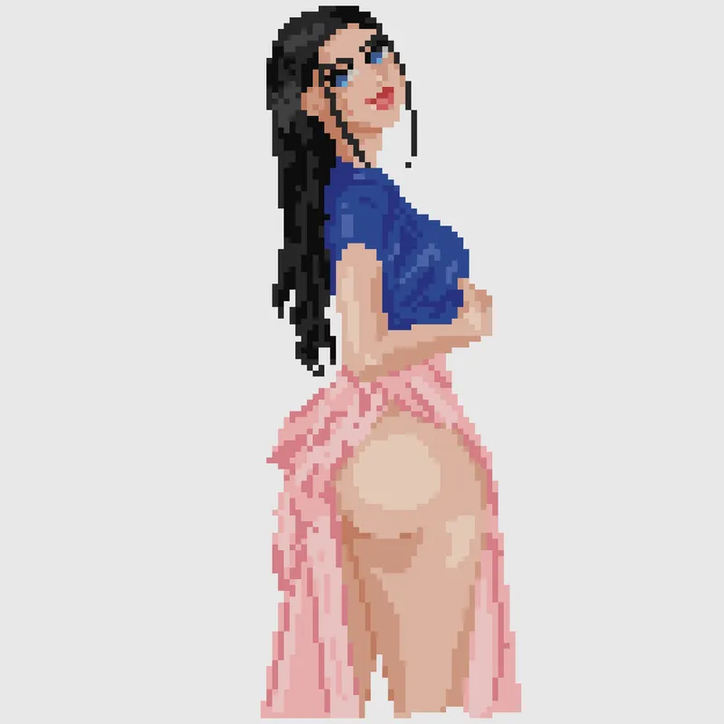 Thumbnail Wagon Wednesday with Nico Robin | PixelArtNSFW