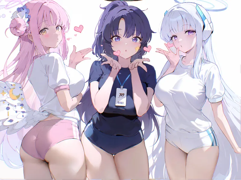 Thumbnail Mika, Yuuka, & Noa: A Trio of Allure | RaidenMeiEi