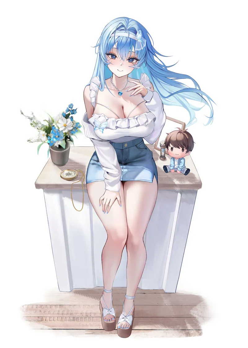 Thumbnail Helm on a Date (Uyuri): A Stylish Exploration of Thighs | thighdeology